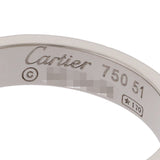 CARTIER カルティエ ミニラブリング #51 10.5号 レディース K18ホワイトゴールド リング・指輪 Aランク 中古 銀蔵