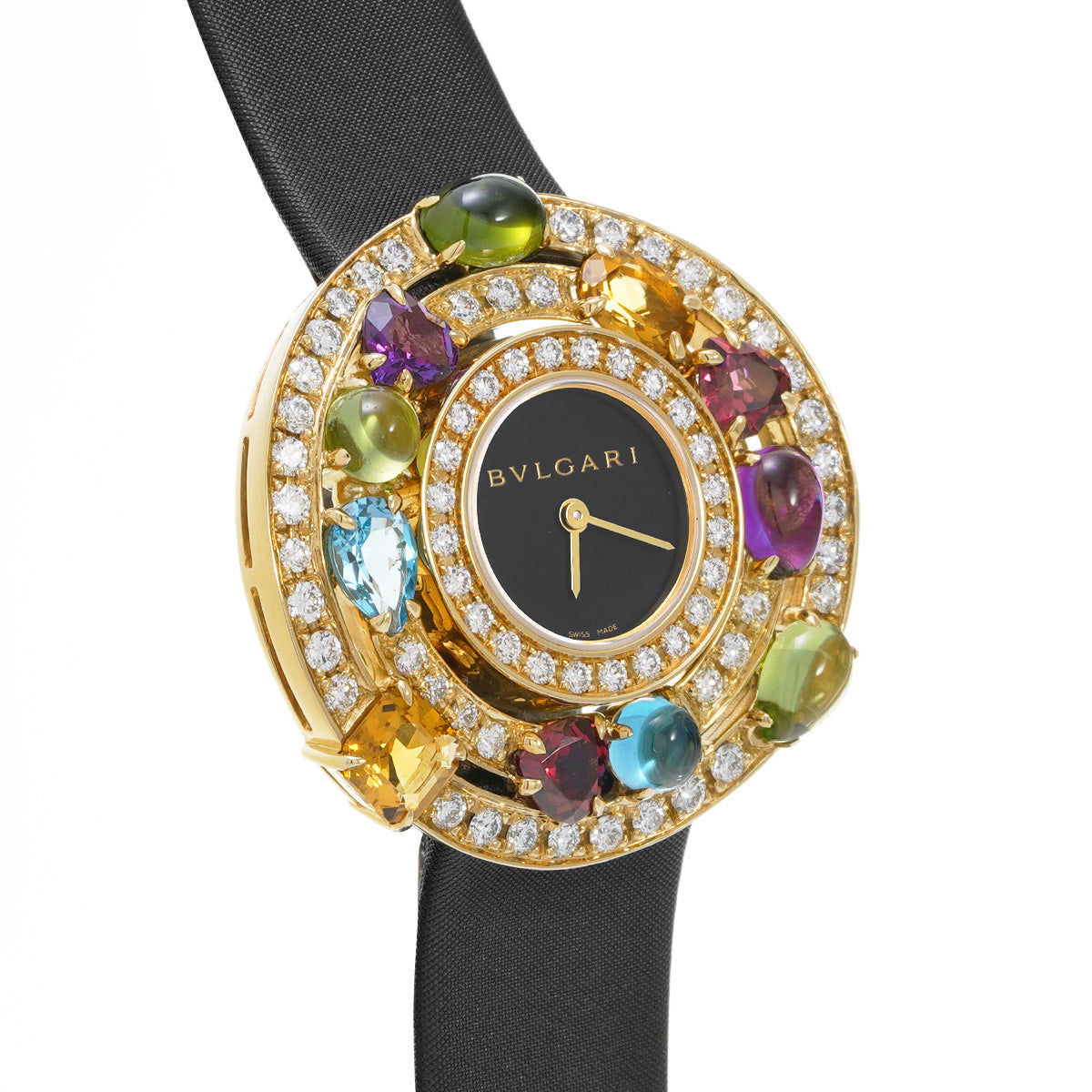 ブルガリ アストラーレ チェルキ ダイヤベゼル 新品ベルト 36.8g