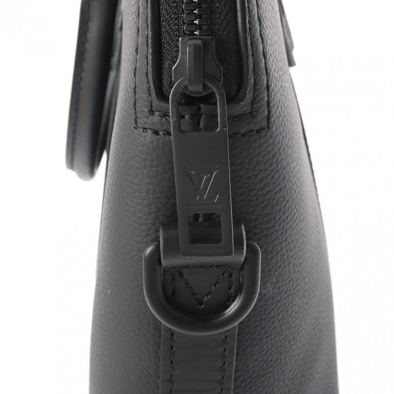 LOUIS VUITTON ルイヴィトン テイクオフ ブリーフケース 2WAY ブラック M59159 メンズ レザー ビジネスバッグ Aランク 中古 銀蔵