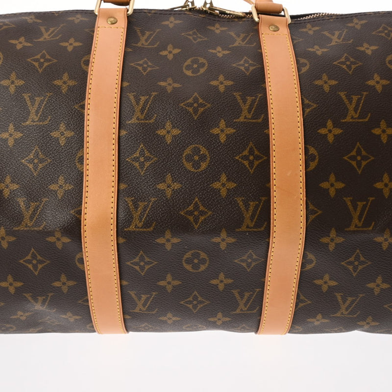 LOUIS VUITTON ルイヴィトン モノグラム キーポル 50 ブラウン M41426 ユニセックス モノグラムキャンバス ボストンバッグ ABランク 中古 銀蔵