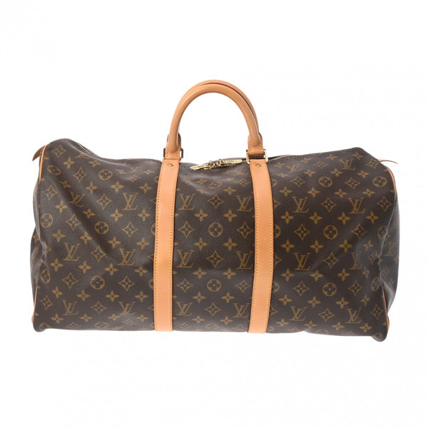 LOUIS VUITTON ルイヴィトン モノグラム キーポル 50 ブラウン M41426 ユニセックス モノグラムキャンバス ボストンバッグ ABランク 中古 銀蔵