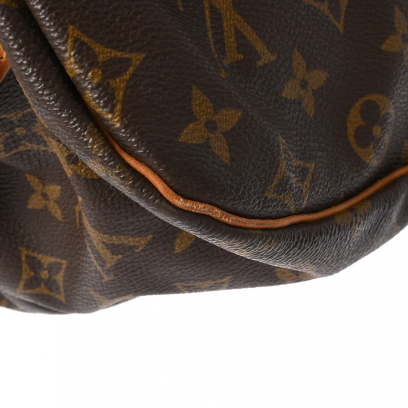 LOUIS VUITTON ルイヴィトン モノグラム ソミュール 35 ブラウン M42254 ユニセックス モノグラムキャンバス ショルダーバッグ Bランク 中古 銀蔵