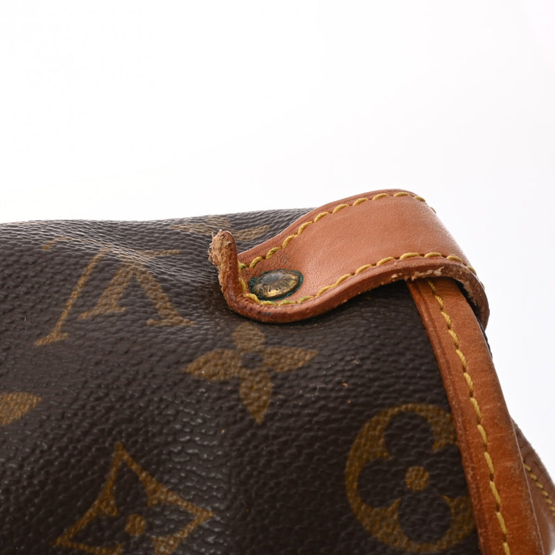 LOUIS VUITTON ルイヴィトン モノグラム ソミュール 35 ブラウン M42254 レディース モノグラムキャンバス ショルダーバッグ Bランク 中古 銀蔵