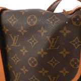 LOUIS VUITTON ルイヴィトン モノグラム ソミュール 35 ブラウン M42254 レディース モノグラムキャンバス ショルダーバッグ Bランク 中古 銀蔵