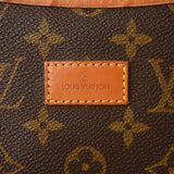 LOUIS VUITTON ルイヴィトン モノグラム ソミュール 35 ブラウン M42254 レディース モノグラムキャンバス ショルダーバッグ Bランク 中古 銀蔵