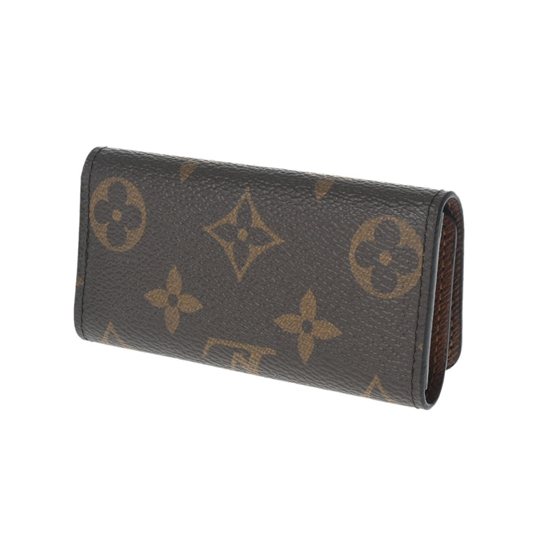 LOUIS VUITTON ルイヴィトン モノグラム 4連キーケース ブラウン M69517 レディース モノグラムキャンバス キーケース 新同 中古 銀蔵