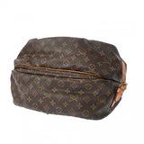 LOUIS VUITTON ルイヴィトン モノグラム ソミュール 35 ブラウン M42254 レディース モノグラムキャンバス ショルダーバッグ Cランク 中古 銀蔵