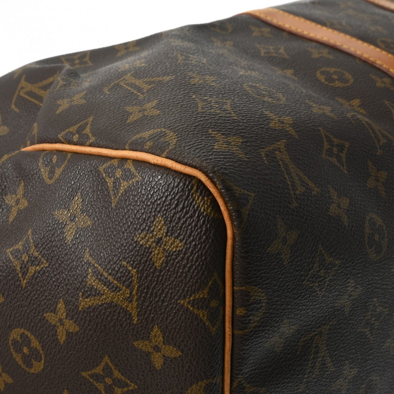 LOUIS VUITTON ルイヴィトン モノグラム キーポル 55 ブラウン M41424 ユニセックス モノグラムキャンバス ボストンバッグ Bランク 中古 銀蔵