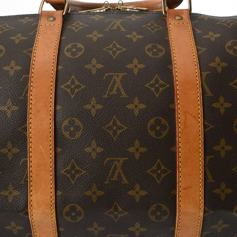 LOUIS VUITTON ルイヴィトン モノグラム キーポル 55 ブラウン M41424 ユニセックス モノグラムキャンバス ボストンバッグ Bランク 中古 銀蔵