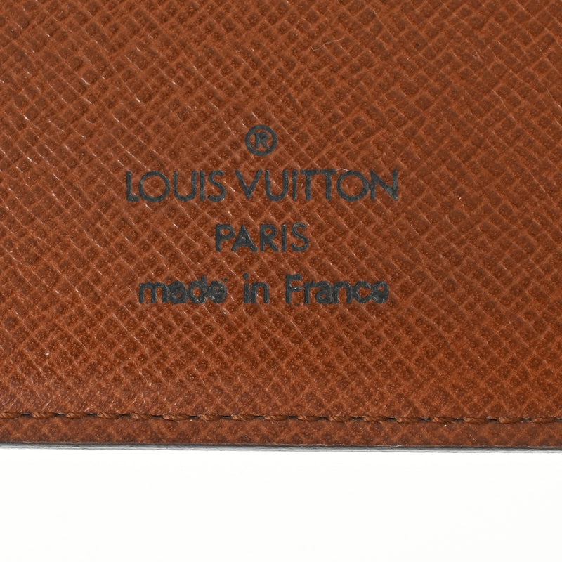 LOUIS VUITTON ルイヴィトン モノグラム パスポートカバー ブラウン M60180 ユニセックス モノグラムキャンバス パスポートケース Bランク 中古 銀蔵