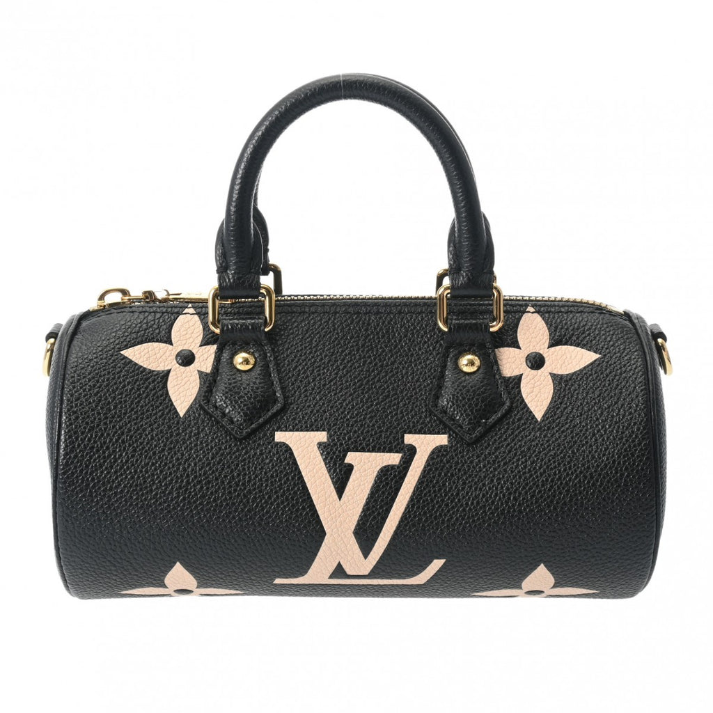 ルイヴィトンパピヨン BB 2WAY 43006 ブラック/ベージュ レディース レザー ハンドバッグ M45980 LOUIS VUITTON 中古  – 銀蔵オンライン