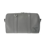 LOUIS VUITTON ルイヴィトン アエログラム シティ キーポル グレー M59328 メンズ トリヨンレザー ショルダーバッグ ABランク 中古 銀蔵