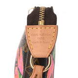 LOUIS VUITTON ルイヴィトン モノグラムローズ ポシェット アクセソワール ブラウン M48615 レディース モノグラムキャンバス アクセサリーポーチ 新同 中古 銀蔵