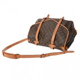 LOUIS VUITTON ルイヴィトン モノグラム ソミュール 43 ブラウン M42252 レディース モノグラムキャンバス ショルダーバッグ Bランク 中古 銀蔵