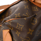 LOUIS VUITTON ルイヴィトン モノグラム ソミュール 43 ブラウン M42252 レディース モノグラムキャンバス ショルダーバッグ Bランク 中古 銀蔵