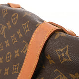 LOUIS VUITTON ルイヴィトン モノグラム ソミュール 35 ブラウン M42254 レディース モノグラムキャンバス ショルダーバッグ Bランク 中古 銀蔵