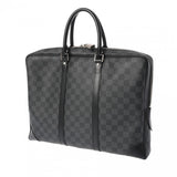 LOUIS VUITTON ルイヴィトン ダミエグラフィット ヴォワヤージュ ブラック N41125 メンズ ダミエグラフィットキャンバス ビジネスバッグ Bランク 中古 銀蔵