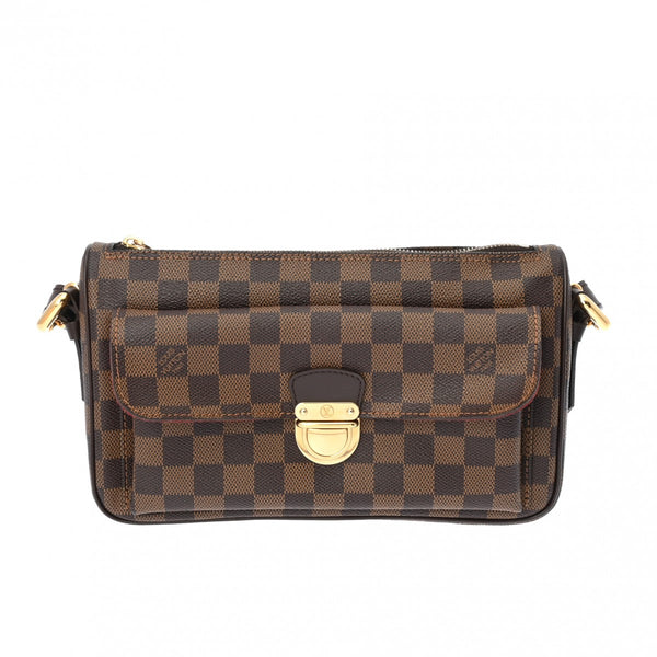 LOUIS VUITTON ルイヴィトン ダミエ ラヴェッロ GM ブラウン N60006 レディース ダミエキャンバス ショルダーバッグ Aランク 中古 銀蔵