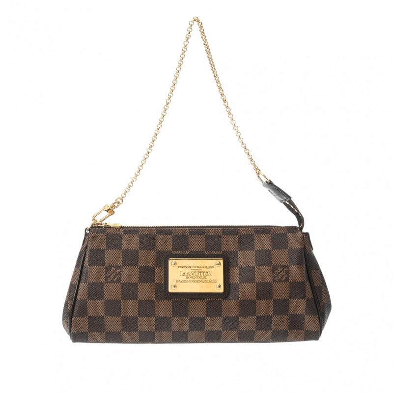 LOUIS VUITTON ルイヴィトン ダミエ エヴァ 2WAY ブラウン N55213 レディース ダミエキャンバス ショルダーバッグ Aランク 中古 銀蔵