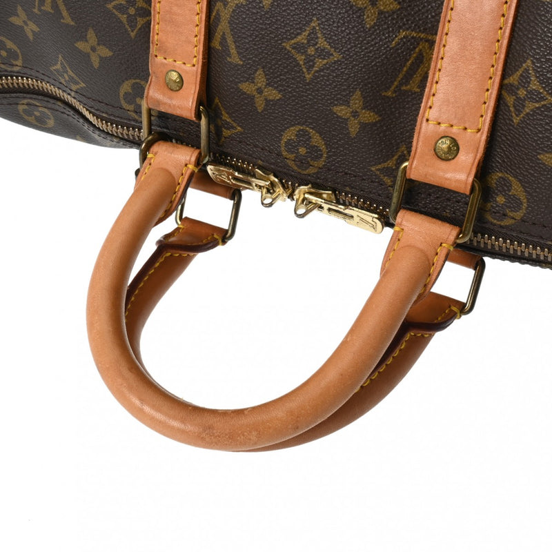 LOUIS VUITTON ルイヴィトン モノグラム キーポル 45 ブラウン M41428 ユニセックス モノグラムキャンバス ボストンバッグ ABランク 中古 銀蔵