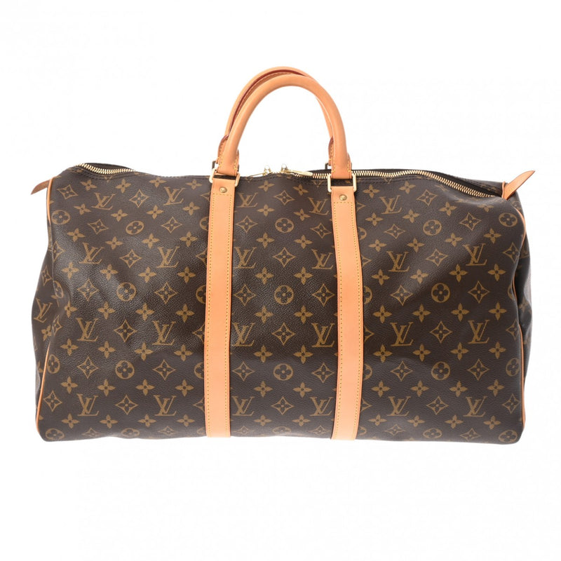 LOUIS VUITTON ルイヴィトン モノグラム キーポル 50 ブラウン M41426 ユニセックス モノグラムキャンバス ボストンバッグ ABランク 中古 銀蔵