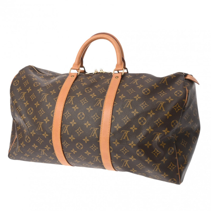 LOUIS VUITTON ルイヴィトン モノグラム キーポル 50 ブラウン M41426 ユニセックス モノグラムキャンバス ボストンバッグ Bランク 中古 銀蔵