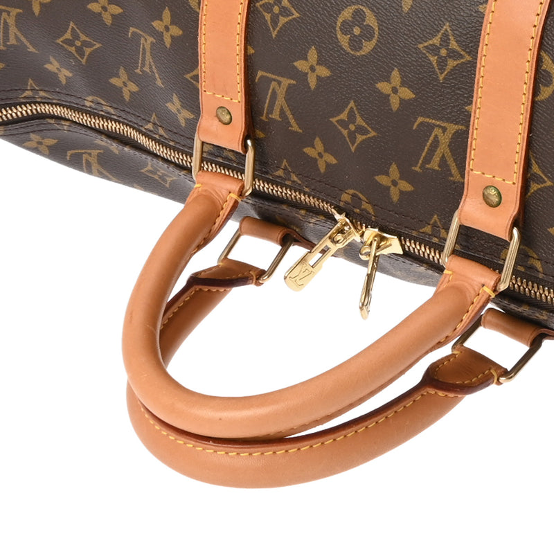 LOUIS VUITTON ルイヴィトン モノグラム キーポル 50 ブラウン M41426 ユニセックス モノグラムキャンバス ボストンバッグ Bランク 中古 銀蔵