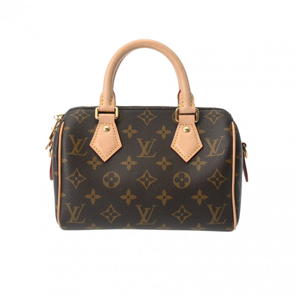 LOUIS VUITTON ルイヴィトン モノグラム スピーディ バンドリエール 20 2WAY  ブラウン M46234 レディース モノグラムキャンバス ハンドバッグ Aランク 中古 銀蔵