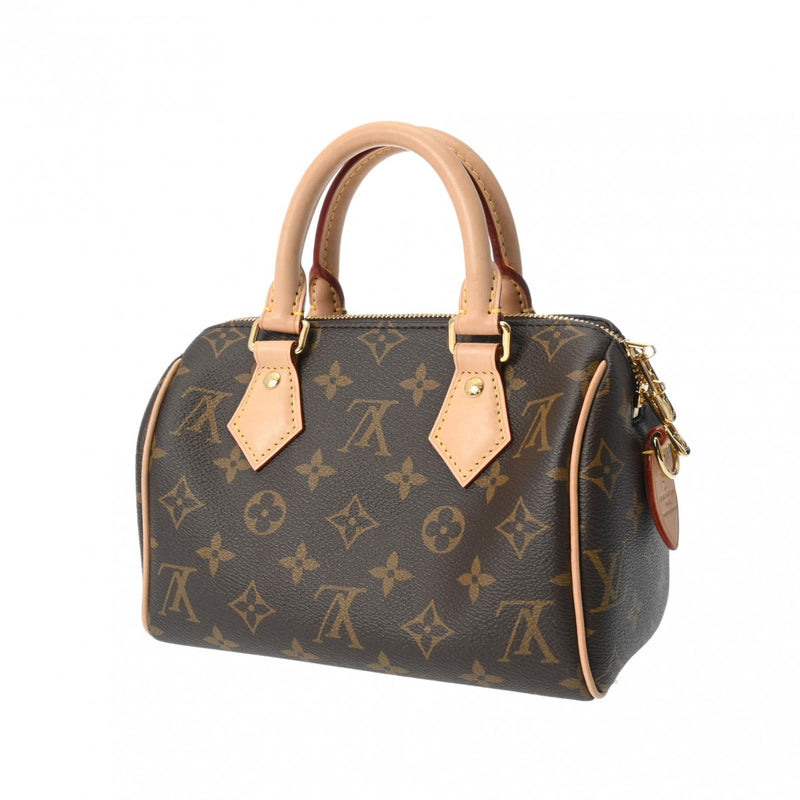 LOUIS VUITTON ルイヴィトン モノグラム スピーディ バンドリエール 20 2WAY  ブラウン M46234 レディース モノグラムキャンバス ハンドバッグ Aランク 中古 銀蔵