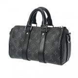 LOUIS VUITTON ルイヴィトン モノグラムエクリプス キーポル バンドリエール 25 2WAY ブラック M46271 メンズ モノグラムキャンバス ハンドバッグ Aランク 中古 銀蔵