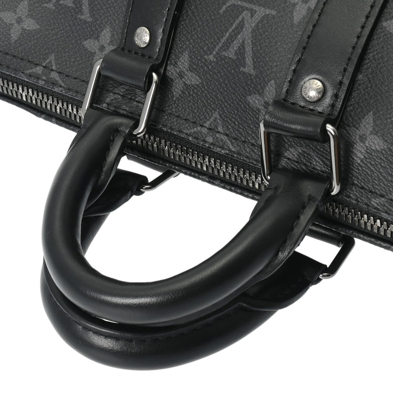 LOUIS VUITTON ルイヴィトン モノグラムエクリプス キーポル バンドリエール 25 2WAY ブラック M46271 メンズ モノグラムキャンバス ハンドバッグ Aランク 中古 銀蔵