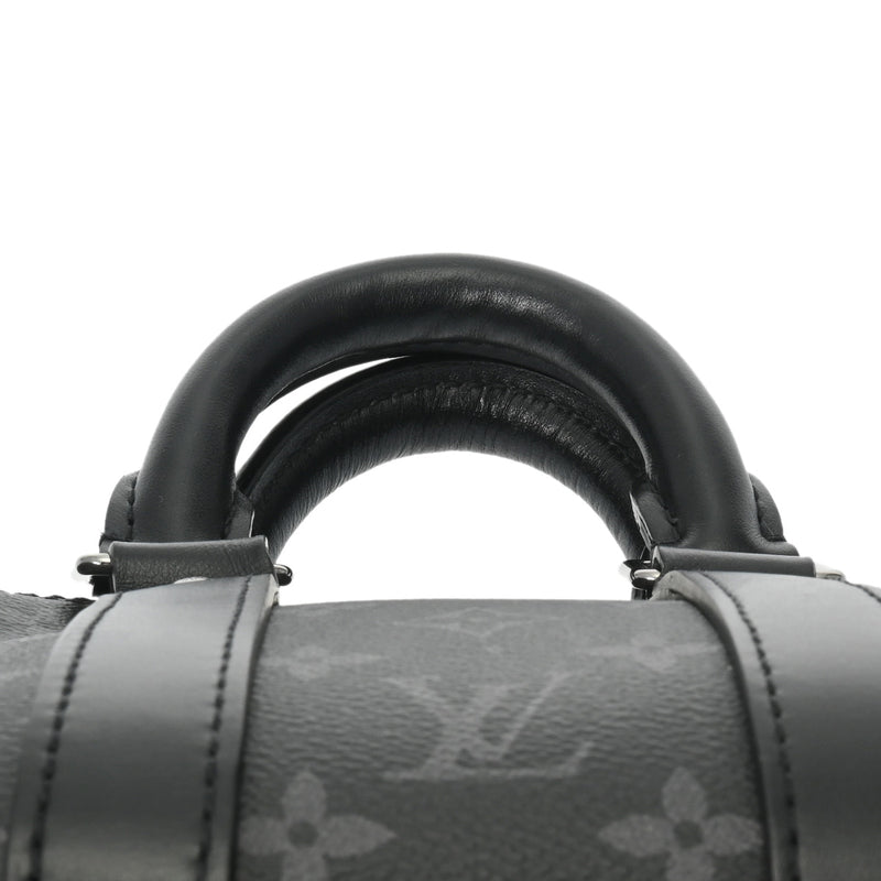 LOUIS VUITTON ルイヴィトン モノグラムエクリプス キーポル バンドリエール 25 2WAY ブラック M46271 メンズ モノグラムキャンバス ハンドバッグ Aランク 中古 銀蔵