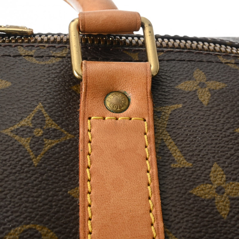 LOUIS VUITTON ルイヴィトン モノグラム キーポル バンドリエール 55 ブラウン M41414 ユニセックス モノグラムキャンバス ボストンバッグ Bランク 中古 銀蔵