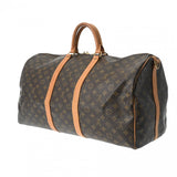 LOUIS VUITTON ルイヴィトン モノグラム キーポル バンドリエール 55 ブラウン M41414 ユニセックス モノグラムキャンバス ボストンバッグ Bランク 中古 銀蔵