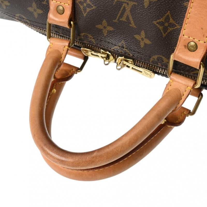 LOUIS VUITTON ルイヴィトン モノグラム キーポル バンドリエール 55 ブラウン M41414 ユニセックス モノグラムキャンバス ボストンバッグ Bランク 中古 銀蔵