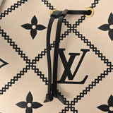 LOUIS VUITTON ルイヴィトン モノグラムアンプラント ネオノエ MM トゥルトレール クレーム M46023 レディース レザー 2WAYバッグ 新同 中古 銀蔵