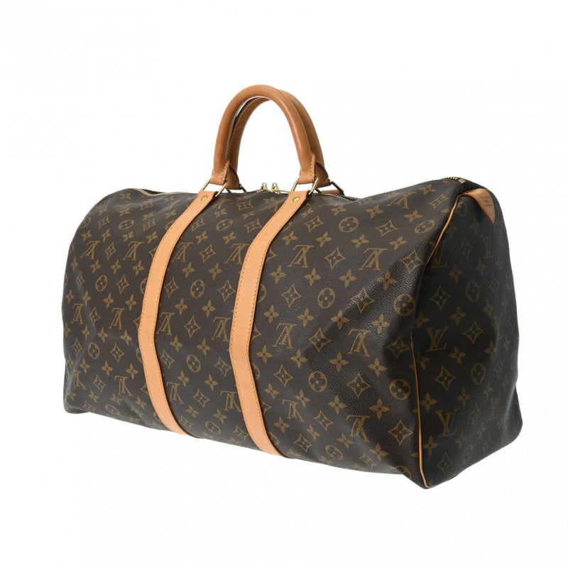 LOUIS VUITTON ルイヴィトン モノグラム キーポル 50 ブラウン M41426 ユニセックス モノグラムキャンバス ボストンバッグ ABランク 中古 銀蔵