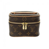 LOUIS VUITTON ルイヴィトン モノグラム ニース ナノ バニティバッグ ブラウン M44936 レディース モノグラムキャンバス ハンドバッグ 新同 中古 銀蔵