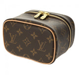 LOUIS VUITTON ルイヴィトン モノグラム ニース ナノ バニティバッグ ブラウン M44936 レディース モノグラムキャンバス ハンドバッグ 新同 中古 銀蔵