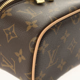 LOUIS VUITTON ルイヴィトン モノグラム ニース ナノ バニティバッグ ブラウン M44936 レディース モノグラムキャンバス ハンドバッグ 新同 中古 銀蔵