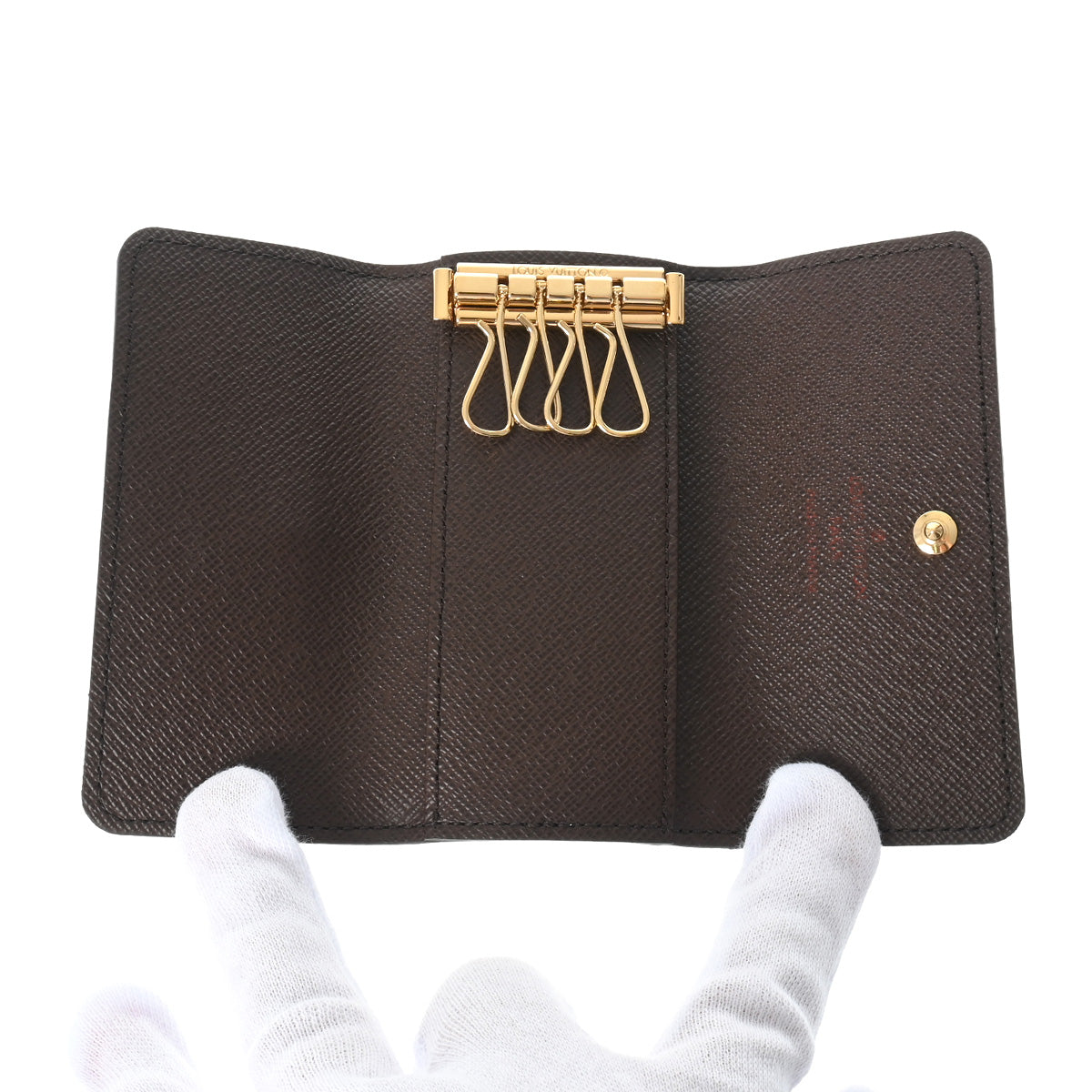 ルイヴィトン4連 キーケース 14137 ブラウン レディース ダミエ