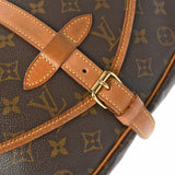 LOUIS VUITTON ルイヴィトン モノグラム ソミュール 30 ブラウン M42256 レディース モノグラムキャンバス ショルダーバッグ Bランク 中古 銀蔵