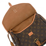 LOUIS VUITTON ルイヴィトン モノグラム ソミュール 30 ブラウン M42256 レディース モノグラムキャンバス ショルダーバッグ Bランク 中古 銀蔵