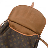 LOUIS VUITTON ルイヴィトン モノグラム ソミュール 30 ブラウン M42256 レディース モノグラムキャンバス ショルダーバッグ Bランク 中古 銀蔵