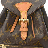 LOUIS VUITTON ルイヴィトン モノグラム ミニ モンスリ ブラウン M51137 レディース モノグラムキャンバス リュック・デイパック ABランク 中古 銀蔵