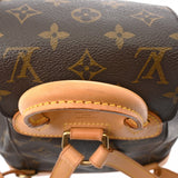 LOUIS VUITTON ルイヴィトン モノグラム ミニ モンスリ ブラウン M51137 レディース モノグラムキャンバス リュック・デイパック ABランク 中古 銀蔵