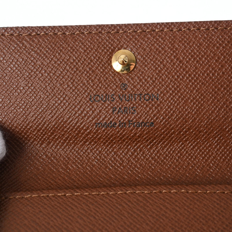 LOUIS VUITTON ルイヴィトン モノグラム ミュルティクレ 4 ブラウン M62631 ユニセックス モノグラムキャンバス キーケース 新同 中古 銀蔵
