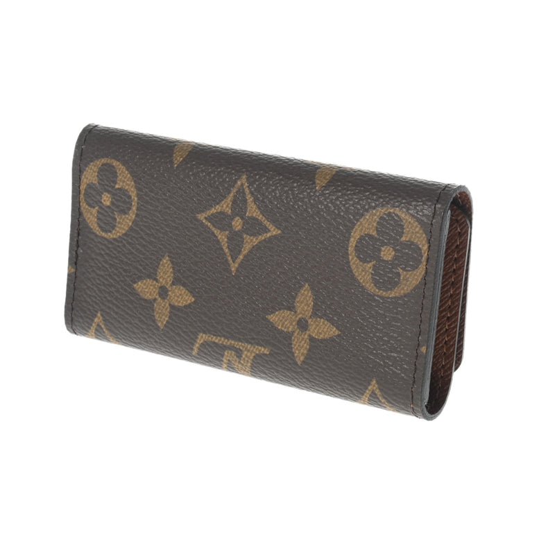 LOUIS VUITTON ルイヴィトン モノグラム ミュルティクレ 4 ブラウン M62631 ユニセックス モノグラムキャンバス キーケース 新同 中古 銀蔵