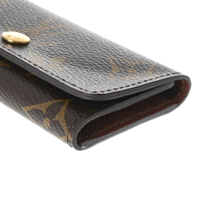 LOUIS VUITTON ルイヴィトン モノグラム ミュルティクレ 4 ブラウン M62631 ユニセックス モノグラムキャンバス キーケース 新同 中古 銀蔵