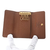 LOUIS VUITTON ルイヴィトン モノグラム ミュルティクレ 4 ブラウン M62631 ユニセックス モノグラムキャンバス キーケース 新同 中古 銀蔵